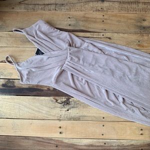 Windsor Pure Perfection Slinky Knit Drape XS Midi Dress